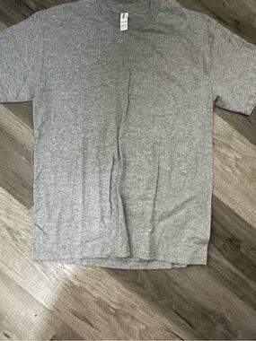 Classic Gray Crewneck T-Shirt - Men